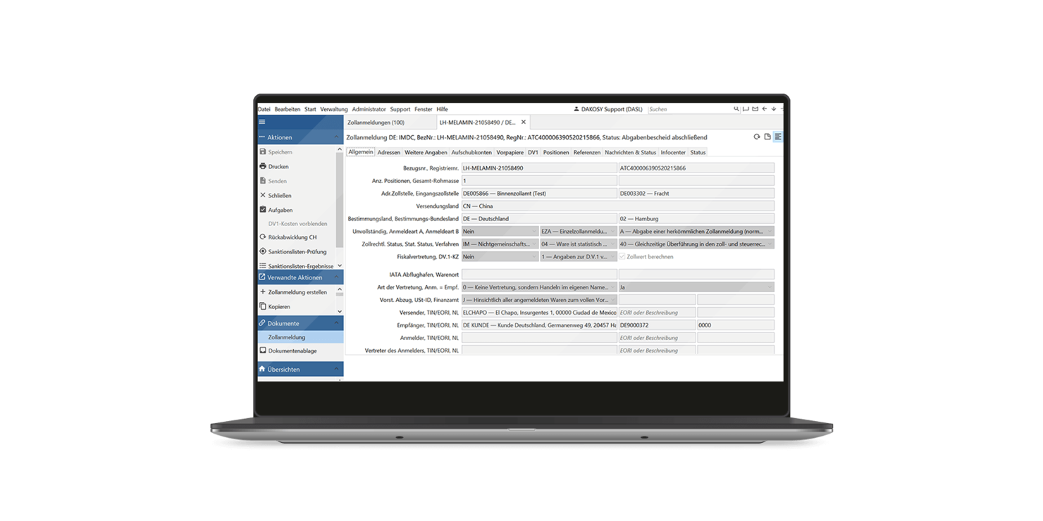 Zollsoftware ZODIAK GE